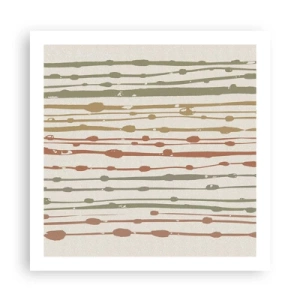 Affisch - Musikalisk färgnotation - 60x60 cm