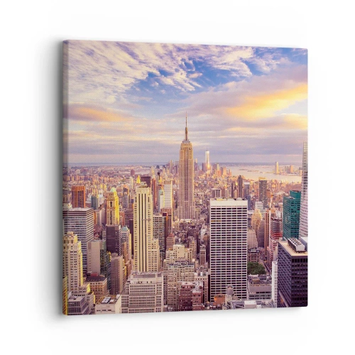 Canvastavla - Bild på duk - Nå ut till molnen - 30x30 cm