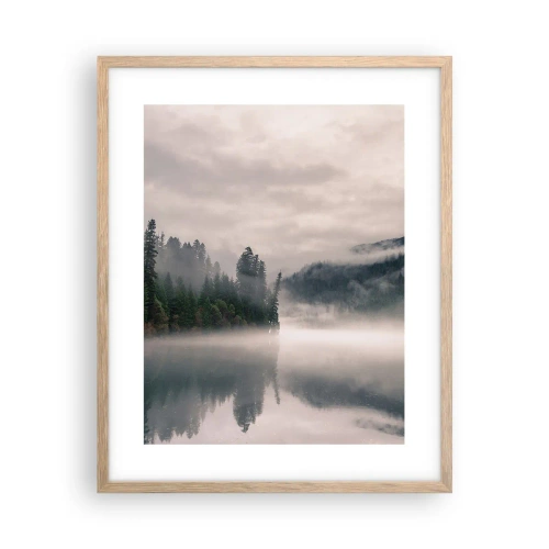 Affisch i ram av ljusek - I förundran, i dimman - 40x50 cm