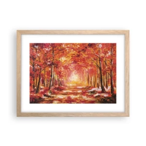 Affisch i ram av ljusek - Kopparskog - 40x30 cm