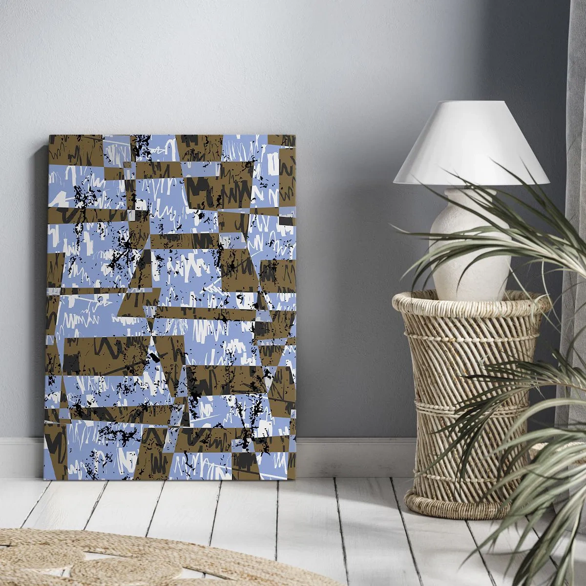 Canvastavla - Bild på duk - Icke-folkligt urklipp - 55x100 cm