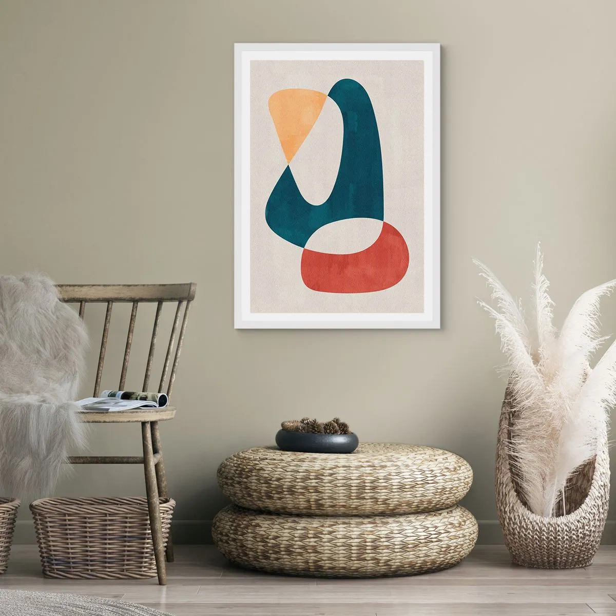 Affisch i vit ram - Influenser och metamorfoser - 70x100 cm