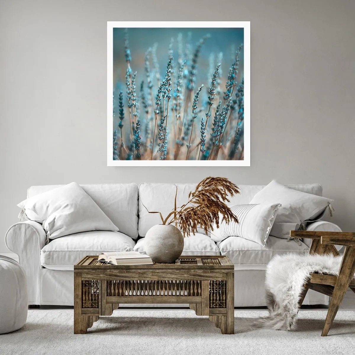 Affisch - Doftande åkermark - 60x60 cm