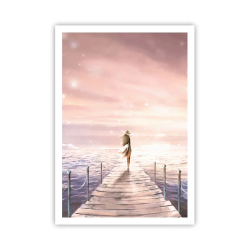 Affisch - I drömmens ljus - 70x100 cm