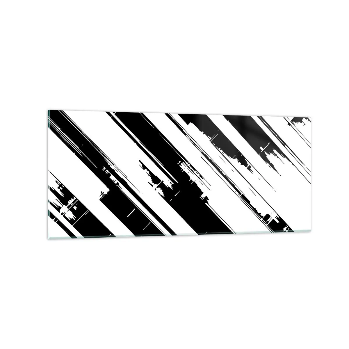 Glastavla - Bild på glas - Intensiv och dynamisk komposition - 120x50 cm