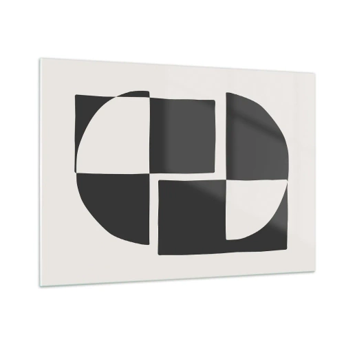Glastavla - Bild på glas - Antites – syntes - 100x70 cm