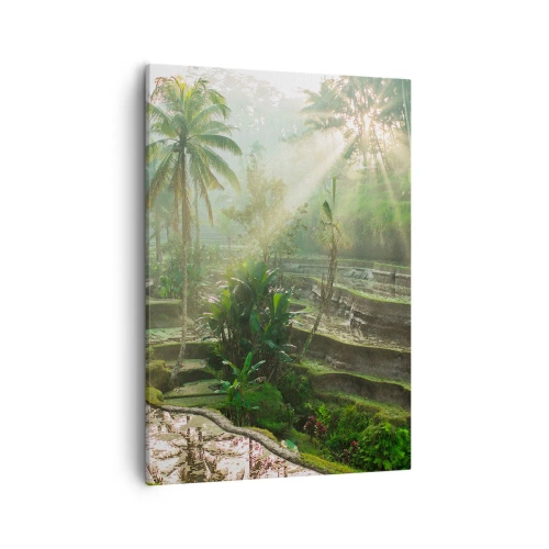 Canvastavla - Bild på duk - Växa upp i solsken - 50x70 cm