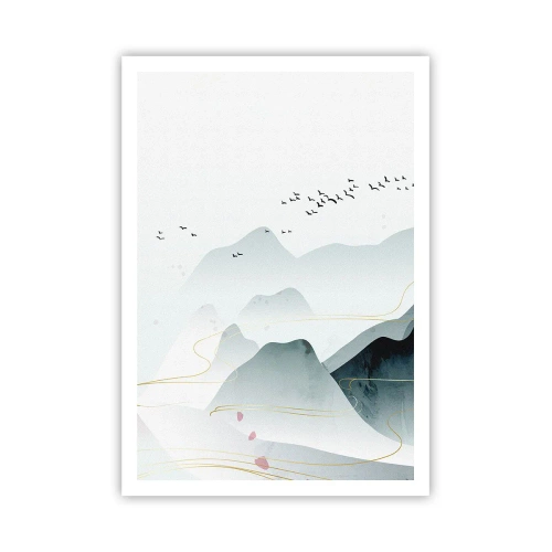 Affisch - Över topparna - 70x100 cm