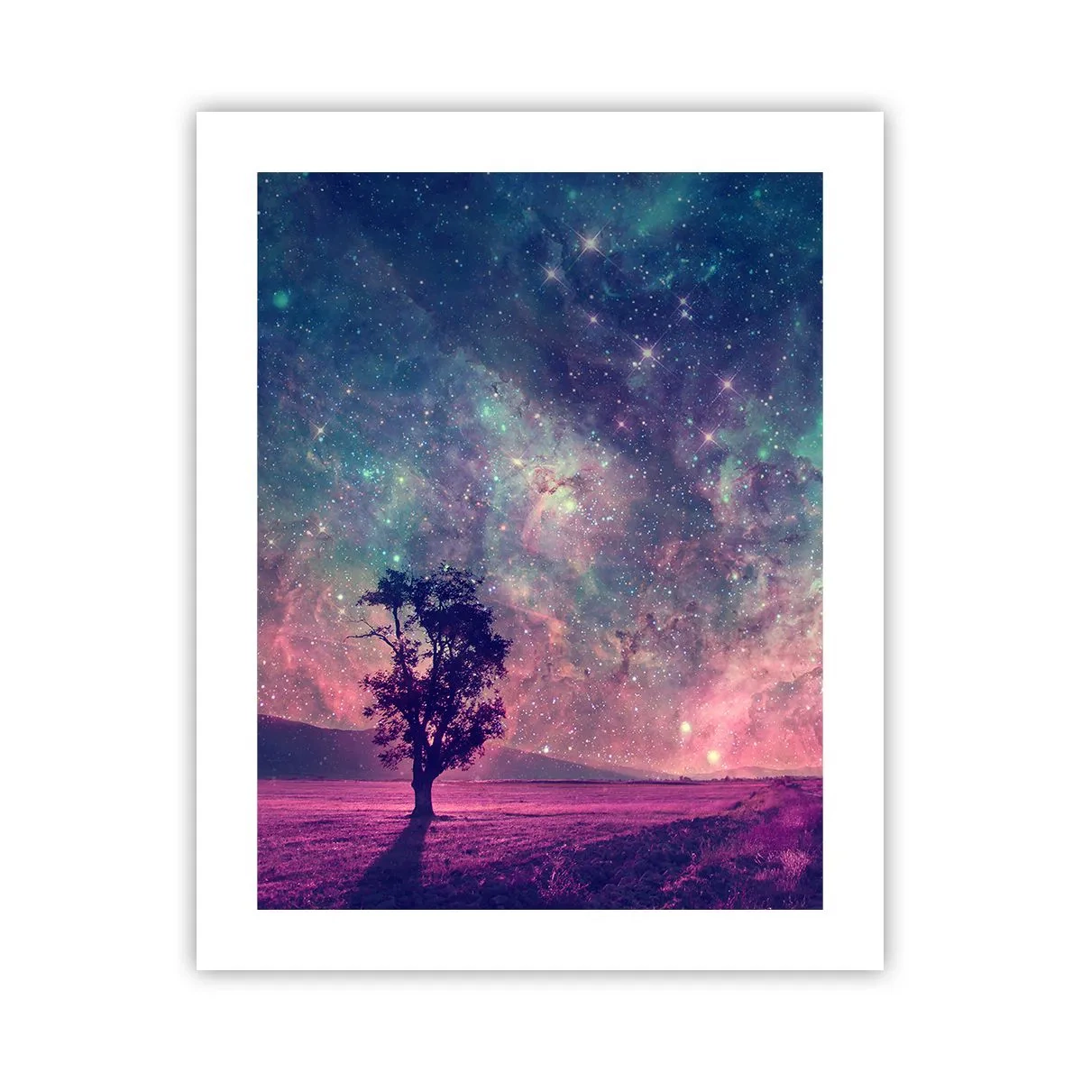 Affisch - Under magisk himmel - 40x50 cm