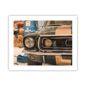 Affisch - Ett möte med legenden - 50x40 cm