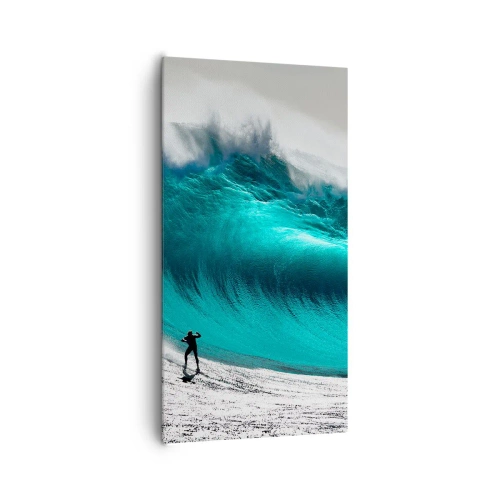 Canvastavla - Bild på duk - Utmaningen accepterad - 65x120 cm