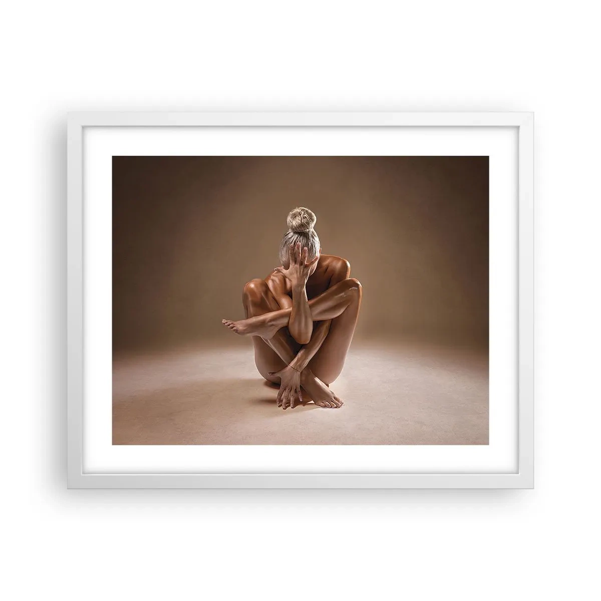 Affisch i vit ram - Kroppens och själens enighet - 50x40 cm