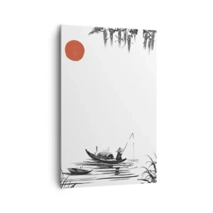 Canvastavla - Bild på duk - Asiatisk eftermiddag - 80x120 cm