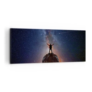 Canvastavla - Bild på duk - Kraften är med mig! - 100x40 cm