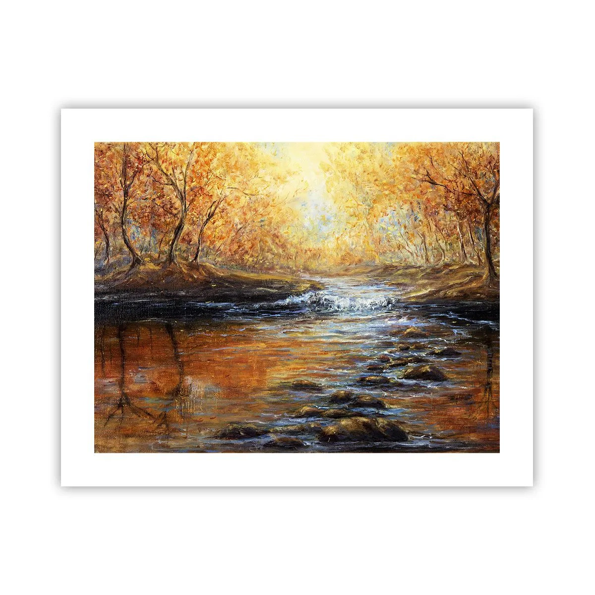 Affisch - Gyllene bäck - 50x40 cm