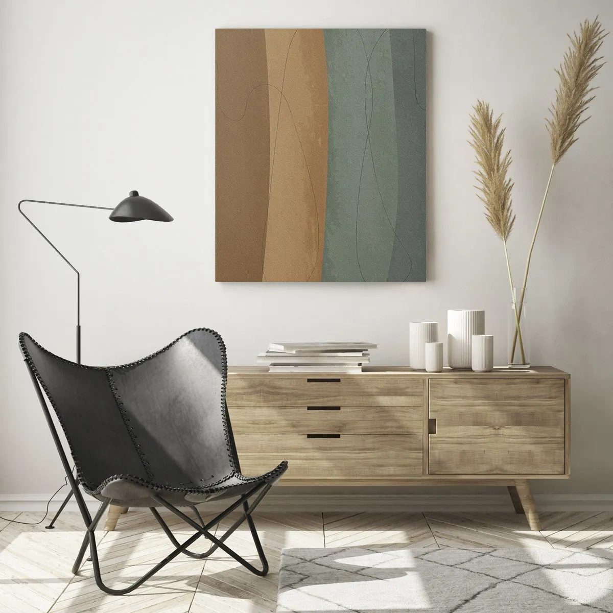 Glastavla - Bild på glas - Horisontell komposition - 50x70 cm