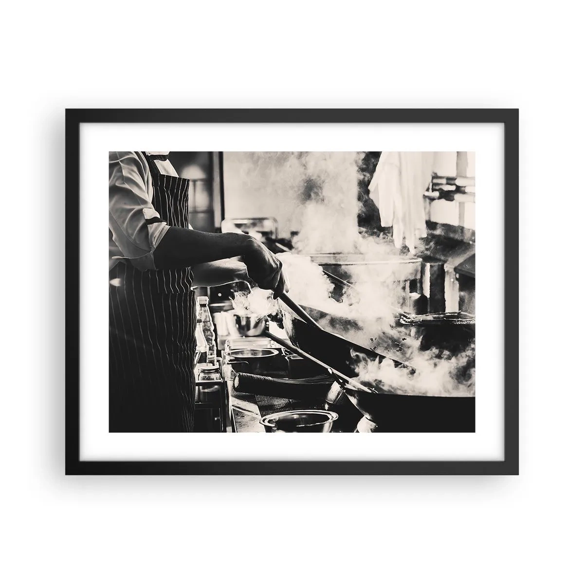 Affisch i svart ram - Alkemi av smaker - 50x40 cm