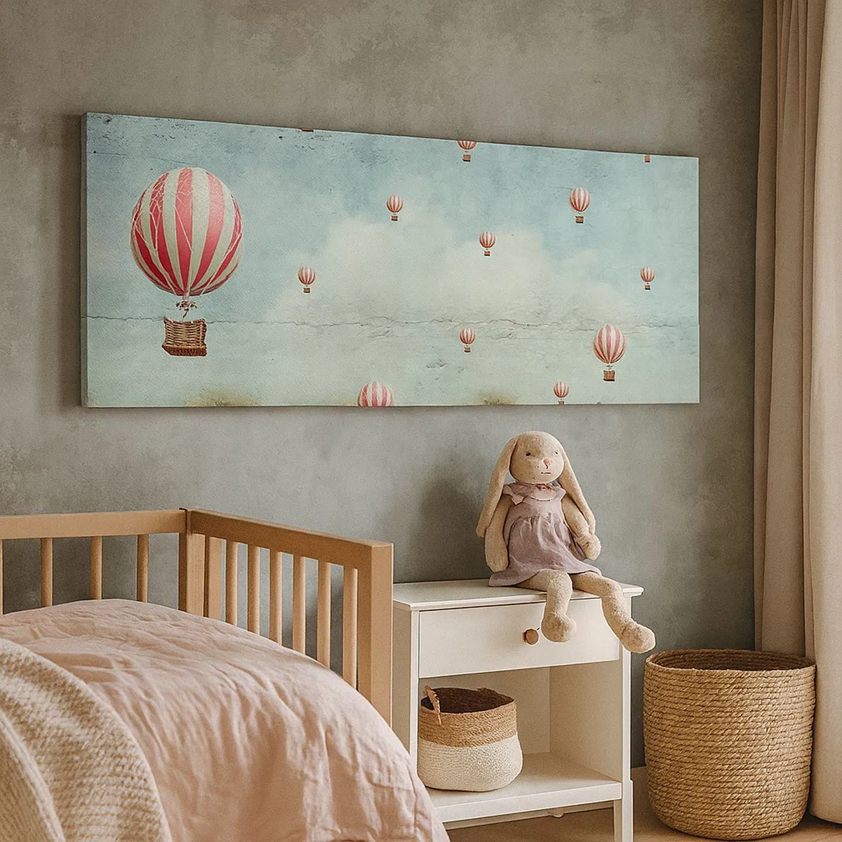 Canvastavla - Bild på duk - Fria från livets buller - 100x40 cm