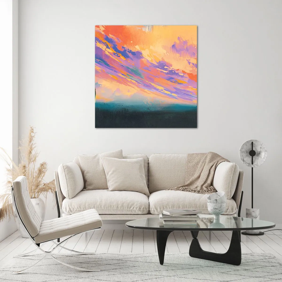 Glastavla - Bild på glas - Dragkraft - 60x60 cm