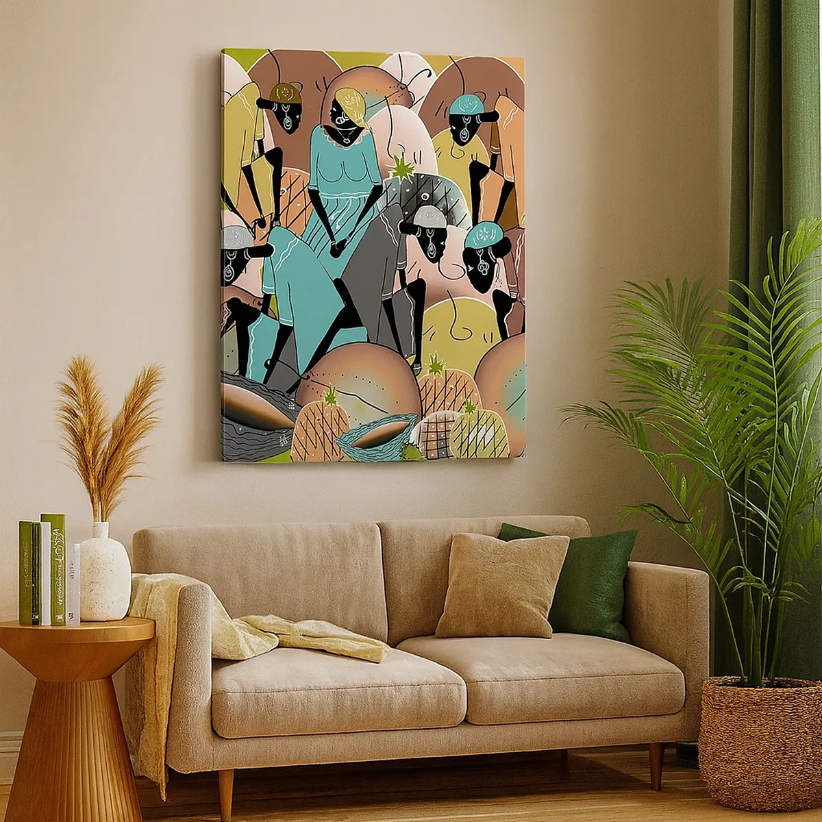 Canvastavla - Bild på duk - Högtiden kommer - 50x70 cm