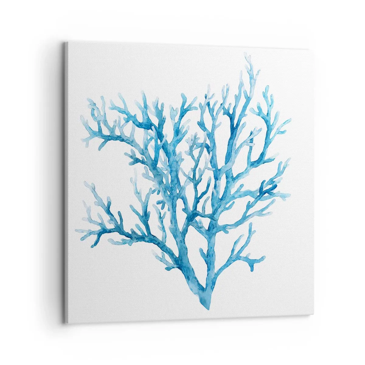 Canvastavla - Bild på duk - Marin filigran - 50x50 cm