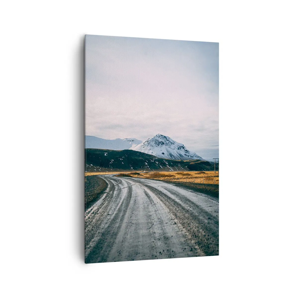 Canvastavla - Bild på duk - I isländsk stämning - 80x120 cm