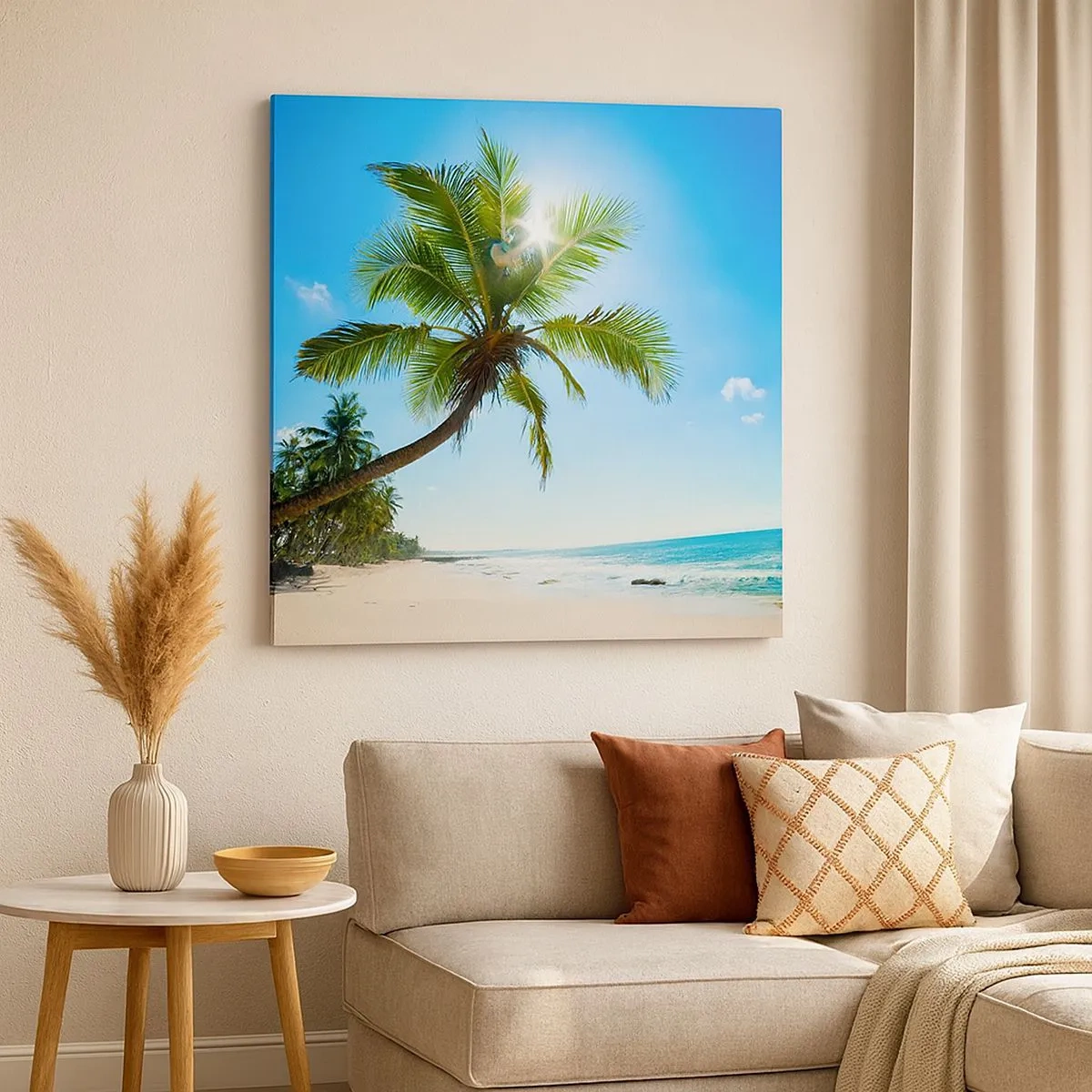 Canvastavla - Bild på duk - Visa inte för någon - 30x30 cm