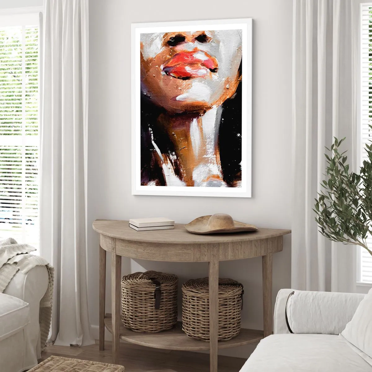 Affisch i vit ram - Stolthet utan fördomar - 70x100 cm