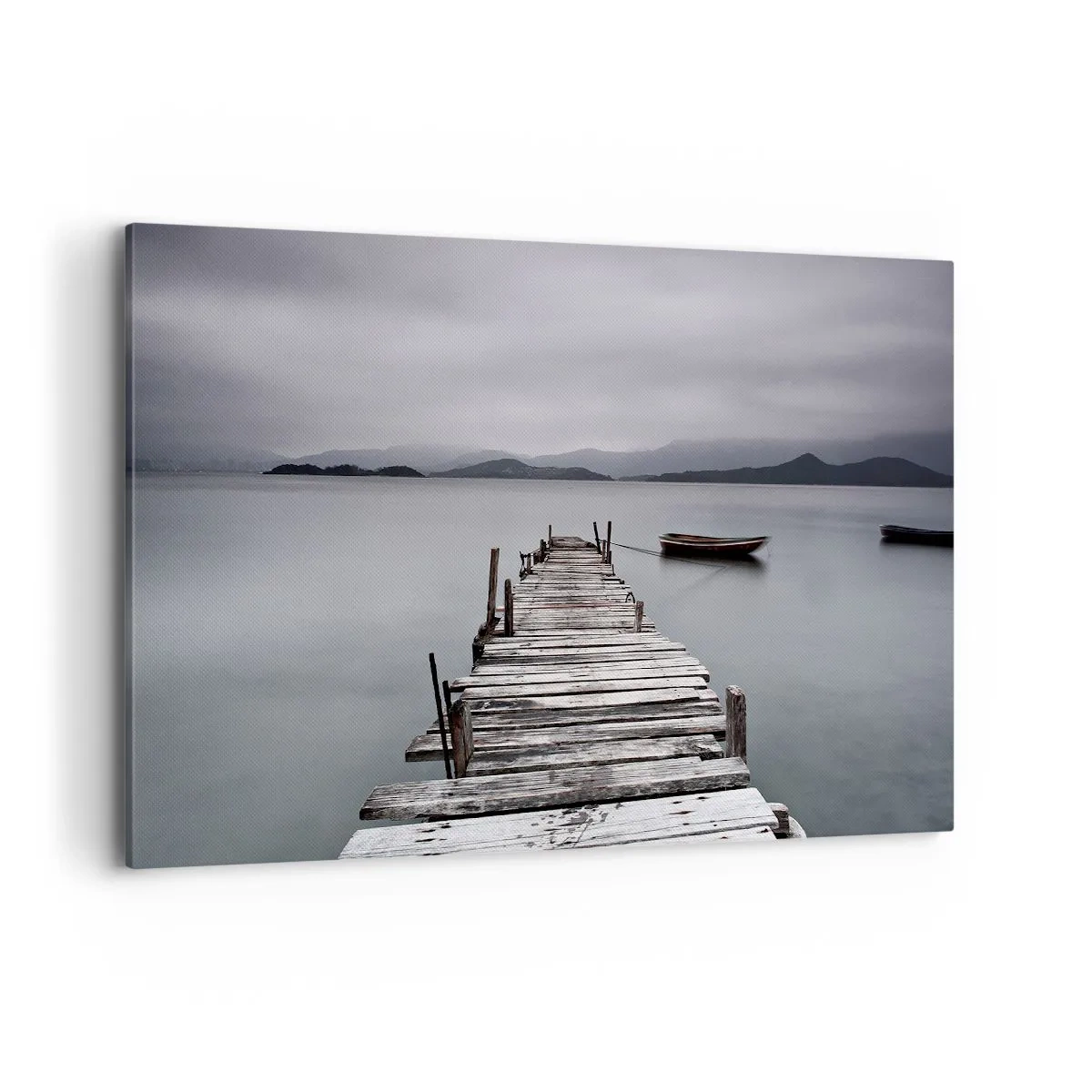 Canvastavla - Bild på duk - Imorgon kan du ge dig iväg - 100x70 cm