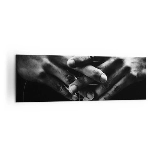 Canvastavla - Bild på duk - Artistens bön - 160x50 cm