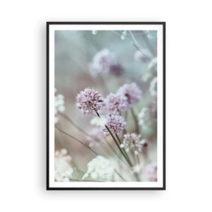 Affisch i svart ram - Söta örtfiligraner - 70x100 cm