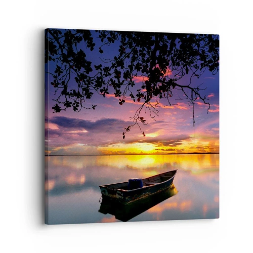Canvastavla - Bild på duk - "Du verkar hänga i mitten av himmelvalvet…" - 30x30 cm