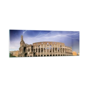 Glastavla - Bild på glas - Kamparena - 90x30 cm