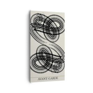 Canvastavla - Bild på duk - Det kom ut spontant - 65x120 cm