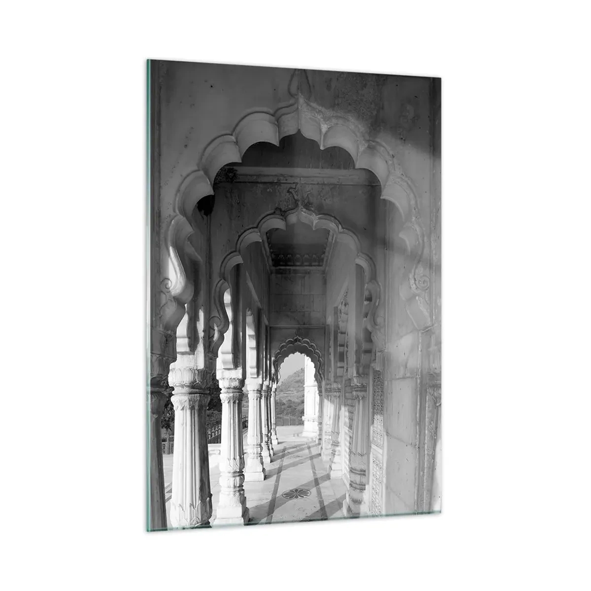 Glastavla - Bild på glas - Det är här berättelserna från öst utspelar sig - 50x70 cm