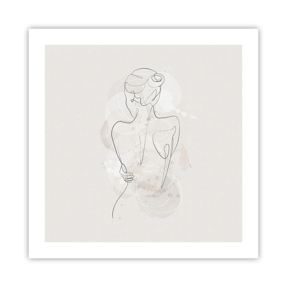 Affisch - Som ett känsligt instrument - 50x50 cm