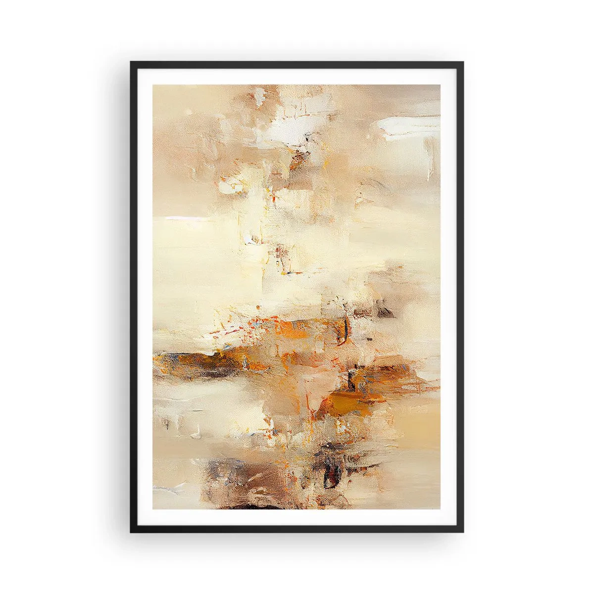 Affisch i svart ram - Bärnstenens själ - 70x100 cm