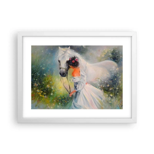 Affisch i vit ram - Ur en vacker dröm - 40x30 cm