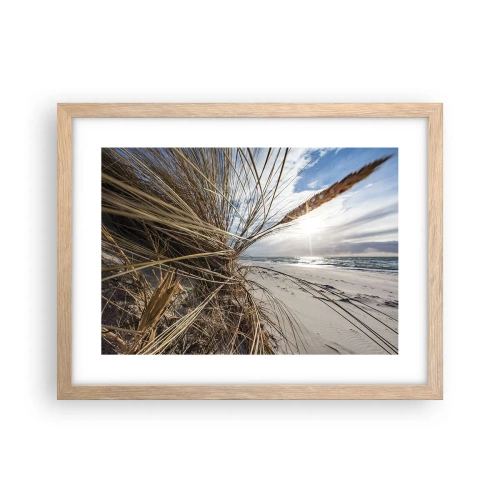 Affisch i ram av ljusek - Elementens möte - 40x30 cm