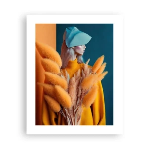 Affisch - Fluffigt porträtt - 40x50 cm