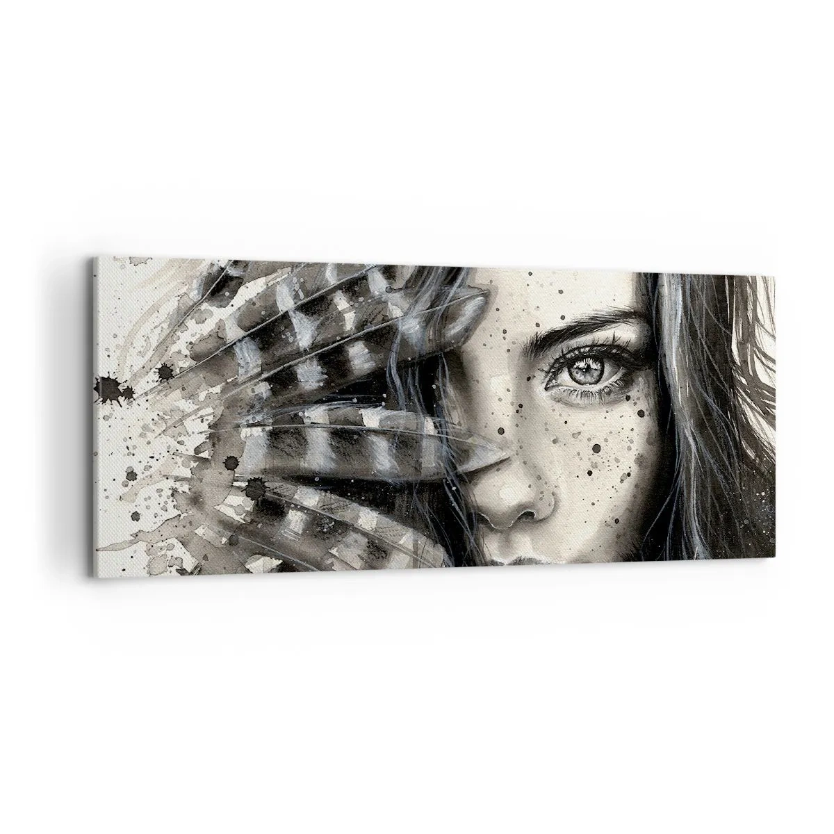 Canvastavla - Bild på duk - Vild skönhet - 100x40 cm