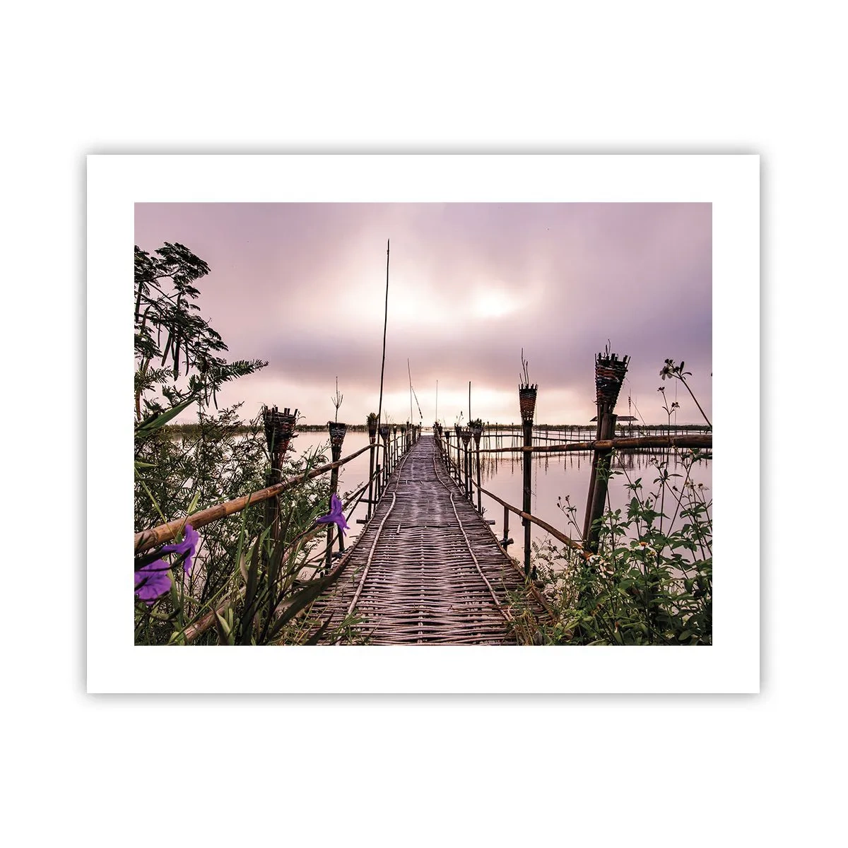 Affisch - Asiens lugn och tystnad - 50x40 cm