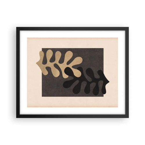 Affisch i svart ram - Brist och komplettering - 50x40 cm