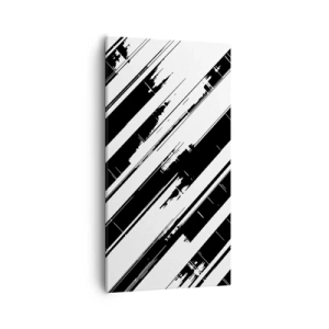 Canvastavla - Bild på duk - Intensiv och dynamisk komposition - 55x100 cm