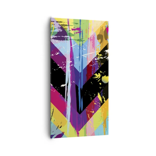 Canvastavla - Bild på duk - Uppifrån nedåt - 65x120 cm