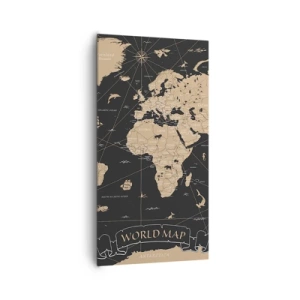 Canvastavla - Bild på duk - Gränserna för min värld - 65x120 cm