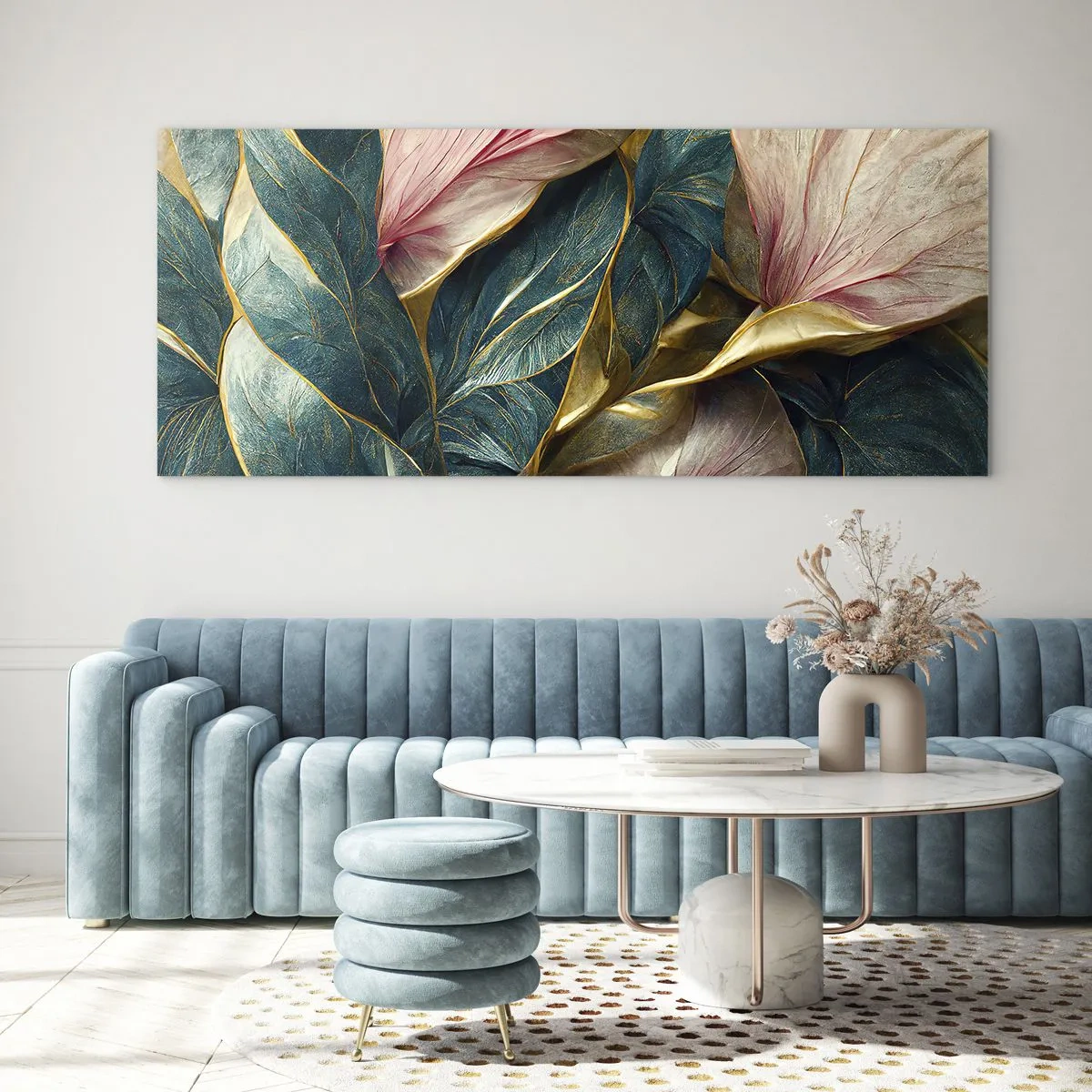 Glastavla - Bild på glas - Naturlig elegans och stil - 100x40 cm