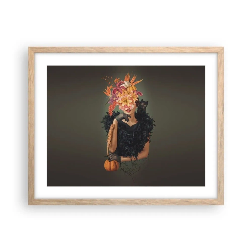 Affisch i ram av ljusek - Häxans troll - 50x40 cm