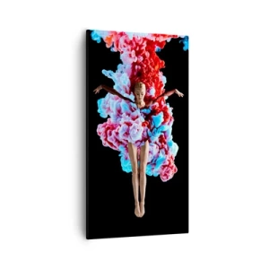 Canvastavla - Bild på duk - Fullt blommande - 55x100 cm