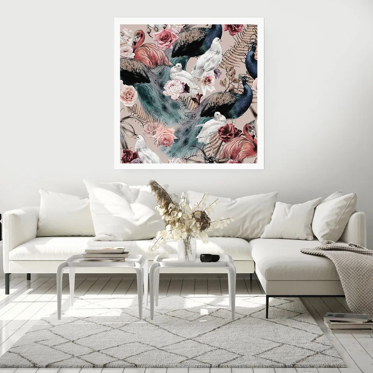 Affisch - I palatsträdgården - 60x60 cm